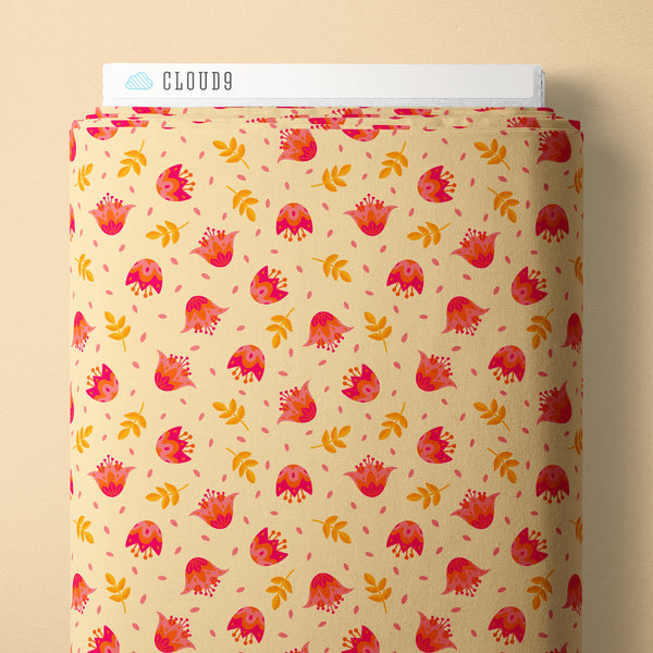 Flower Dance in Pale Orange