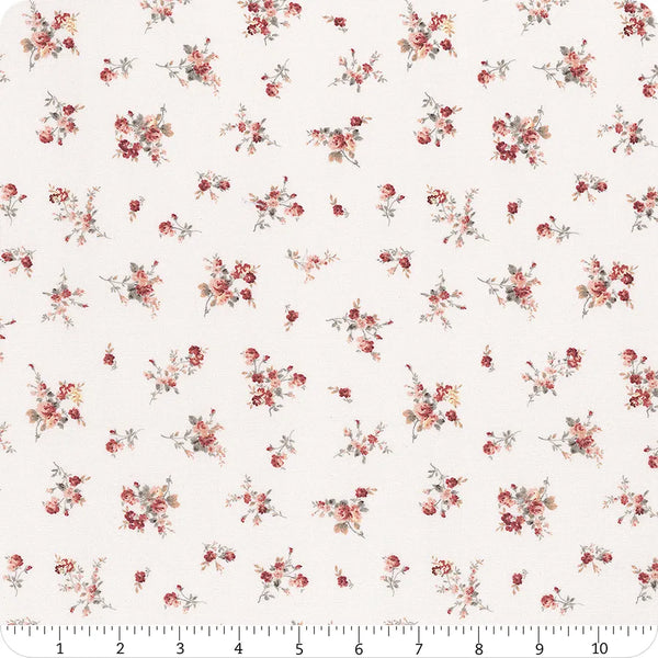 Daybreak on the Prairie Cream Garden Bouquet Yardage
